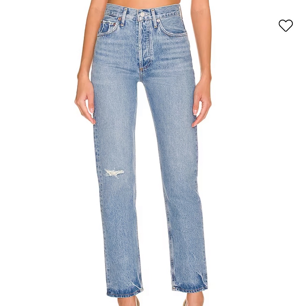 Agolde High Rise Women Jeans - Light Blue